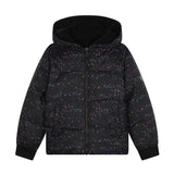DKNY - D60233_09B – Anorak acolchado reversible con capucha - Niña