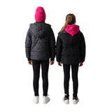 DKNY - D60233_09B – Anorak acolchado reversible con capucha - Niña