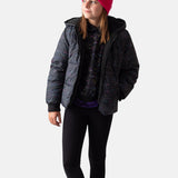 DKNY - D60233_09B – Anorak acolchado reversible con capucha - Niña