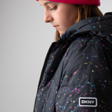 DKNY - D60233_09B – Anorak acolchado reversible con capucha - Niña