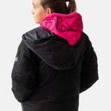 DKNY - D60233_09B – Anorak acolchado reversible con capucha - Niña