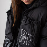 DKNY - D60234_09B – Anorak con capucha - Niña