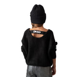 DKNY - D60240_09B – Jersey de punto con banda elástica en la espalda - Niña