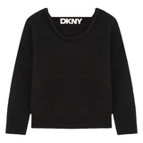 DKNY - D60240_09B – Jersey de punto con banda elástica en la espalda - Niña