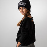 DKNY - D60240_09B – Jersey de punto con banda elástica en la espalda - Niña