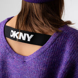 DKNY - D60240_91C – Jersey de punto con banda elástica en la espalda - Niña