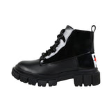 DKNY - D60878_09B – Botines de piel con cremallera- Niña
