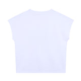 DKNY - D62023_016 – Camiseta de manga corta de algodón- Niña