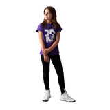 Camiseta DKNY morada para niña | 100% algodón orgánico | Konestilochic