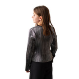 DKNY - D62038_016 - Camiseta plisada de manga larga - Niña