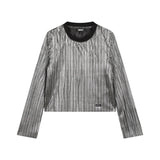 DKNY - D62038_016 - Camiseta plisada de manga larga - Niña