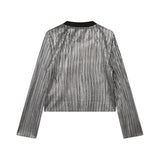 DKNY - D62038_016 - Camiseta plisada de manga larga - Niña