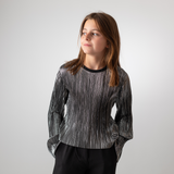 DKNY - D62038_016 - Camiseta plisada de manga larga - Niña