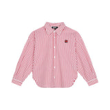 DKNY - D62071_N79 – Camisa de rayas 100% algodón- Niña