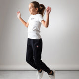 DKNY - D62075_09B – Pantalón jogger de felpa francesa 100% algodón - Niña