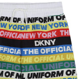 DKNY - D62223_Z40 - Bañador estampado con forro y cintura elástica con cordón - Niño
