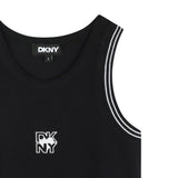 DKNY - D62263_09B - Camiseta de canalé con bordado - Niña