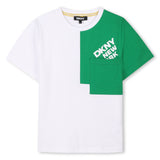 DKNY - D62289_709 - Camiseta ancha con bolsillo - Unisex niños