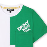 DKNY - D62289_709 - Camiseta ancha con bolsillo - Unisex niños