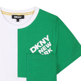 DKNY - D62289_709 - Camiseta ancha con bolsillo - Unisex niños