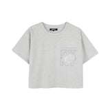 DKNY - D62312_A10 - Camiseta ancha de algodón - Niña