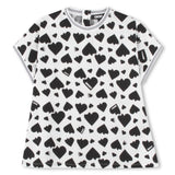 DKNY - D62315_N50 - Blusa de manga corta y algodón - Niña