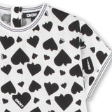 DKNY - D62315_N50 - Blusa de manga corta y algodón - Niña