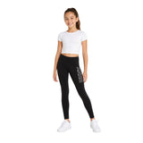 Leggins negros para niña DKNY de algodón orgánico Konestilochic