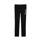 DKNY - D62365_09B – Leggins de algodón orgánico con ilustración de la marca en el lateral de la pierna - Niña