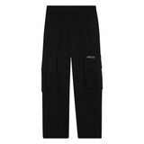 DKNY - D62372_09B – Pantalones anchos con cintura elástica y bolsillos tipo cargo - Niña
