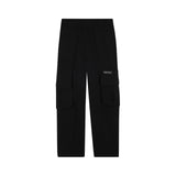 DKNY - D62372_09B – Pantalones anchos con cintura elástica y bolsillos tipo cargo - Niña