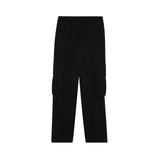 DKNY - D62372_09B – Pantalones anchos con cintura elástica y bolsillos tipo cargo - Niña