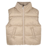 DKNY - D62373_258 – Chaleco acolchado repelente al agua con capucha escamoteable y bolsillos - Niña