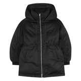 DKNY - D62378_09B – Parka impermeable de efecto satinado con capucha y bolsillos - Niña