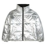 DKNY - D62381_09B – Anorak acolchado, reversible e impermeable con capucha y bolsillos - Niña