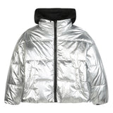 DKNY - D62381_09B – Anorak acolchado, reversible e impermeable con capucha y bolsillos - Niña