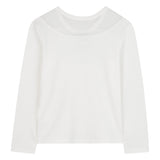 DKNY - D62408_117 – Camiseta de manga larga 100% algodón orgánico con impresión con efecto espejo - Niña