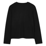 DKNY - D62414_09B – Camiseta de manga larga con tachuelas cuadradas - Niña
