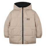 DKNY - D62423_258 – Anorak acolchado y reversible con capucha y bolsillos – Unisex niños
