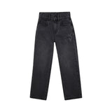DKNY - D62425_Z11 – Pantalones vaqueros de corte regular con bolsillos delanteros y traseros – Unisex niños