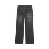 DKNY - D62425_Z11 – Pantalones vaqueros de corte regular con bolsillos delanteros y traseros – Unisex niños