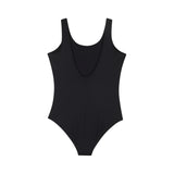 DKNY - D62564-09B – Bañador negro con forro y detalle de malla en la cintura - Niña