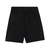 DKNY - D62574-09B – Pantalones cortos negros de tejido Milano con cintura elástica - Niña