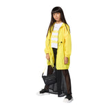 DKNY - D62579-535 – Camiseta blanca de manga corta con estampado amarillo - Niña