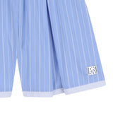 DKNY - D62589-Z40 – Pantalones cortos azules de popelín con cintura elástica y bolsillos - Niña