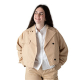 Gabardina beige DKNY niña | Estilo urbano Konestilochic