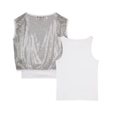DKNY - D62618-16 – Camiseta 2 en 1 - Niña