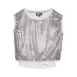DKNY - D62618-16 – Camiseta 2 en 1 - Niña