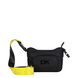DKNY - D62641-09B – Bolso en símil liso con efecto goma con bandolera ajustable (15 x 20 x 7 cm.)