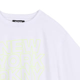 DKNY - D62759-10P - Camiseta blanca de manga corta - Niña